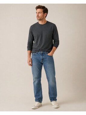 Levi's 541 Jeans Relaxed Taper Blue Denim Y2K Streetwear Men's 38x30